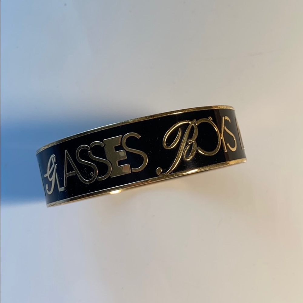“Boys make passes at girls in glasses” bangle